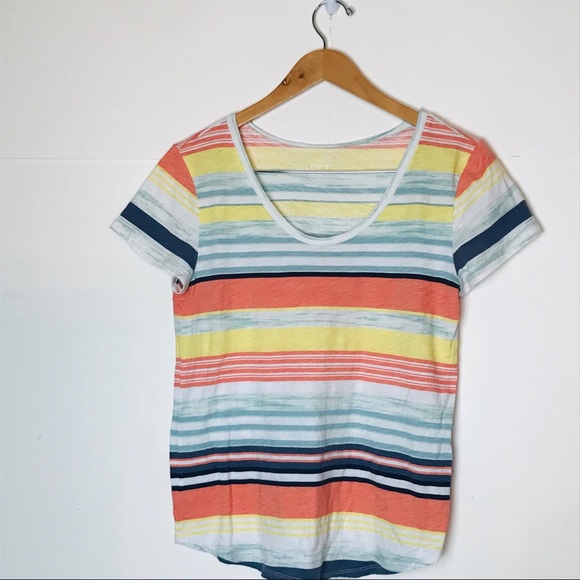 LOFT Tops - Loft Stripes Tee Shirt